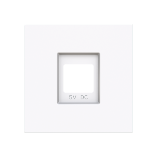 Cover USB charger for USB White - Alba