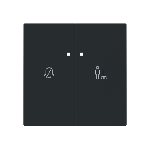 Rocker Various symbols for Signalling, Two-part rocker Black - Alba