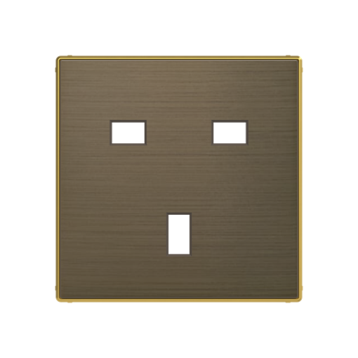 Cover socket outlet Without imprint Socket outlet Gold  - Sky Niessen