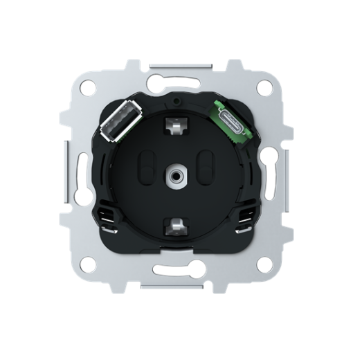 Socket outlet with USB AC  - Platform 8100