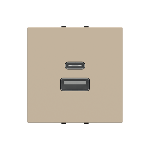 USB charger Breakout cable with USB AC Champagne  - Zenit