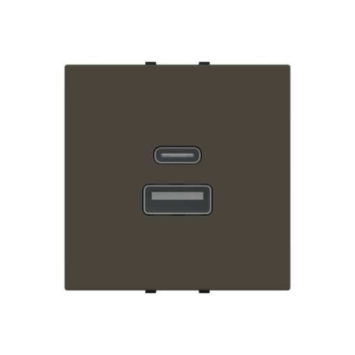 USB charger Breakout cable with USB AC Anthracite - Zenit