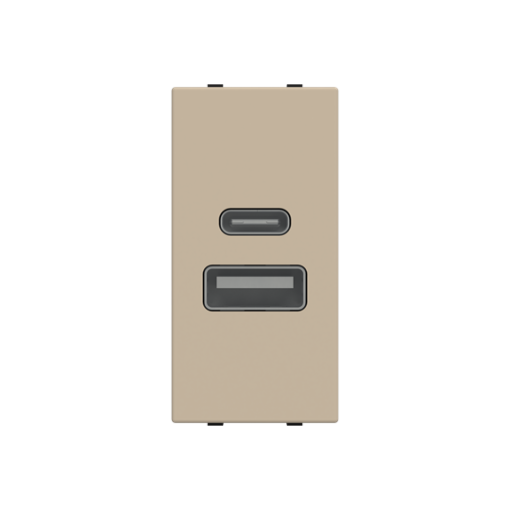 USB charger Breakout cable with USB AC Champagne  - Zenit