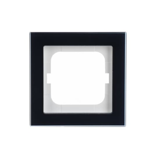 Cover frame 1-gang glass purple - Busch-axcent pur