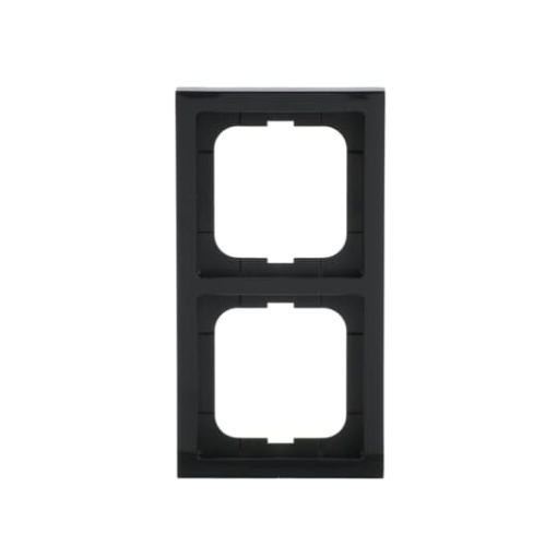 Cover frame 2-gang anthracite - future linear