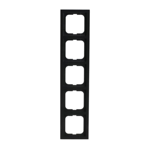 Cover frame 5-gang anthracite - future linear