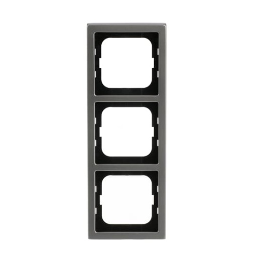 Cover frame 3-gang stainless steel - Pure Stainless Steel