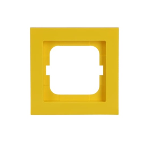 Cover frame 1-gang yellow - Busch-axcent