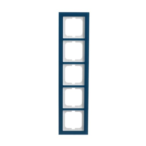 Cover frame 5-gang glass ocean - Busch-axcent pur