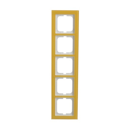 Cover frame 5-gang glass sun - Busch-axcent pur