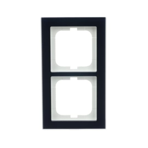 Cover frame 2-gang glass purple - Busch-axcent pur