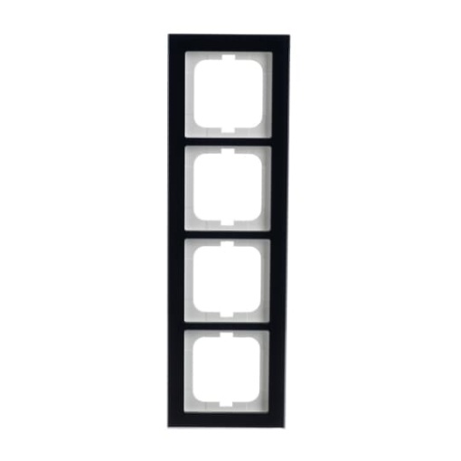 Cover frame 4-gang glass purple - Busch-axcent pur