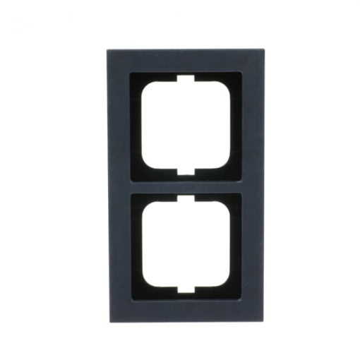 Cover frame 2-gang paper blue - Busch-axcent pur