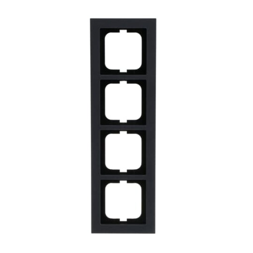 Cover frame 4-gang paper blue - Busch-axcent pur