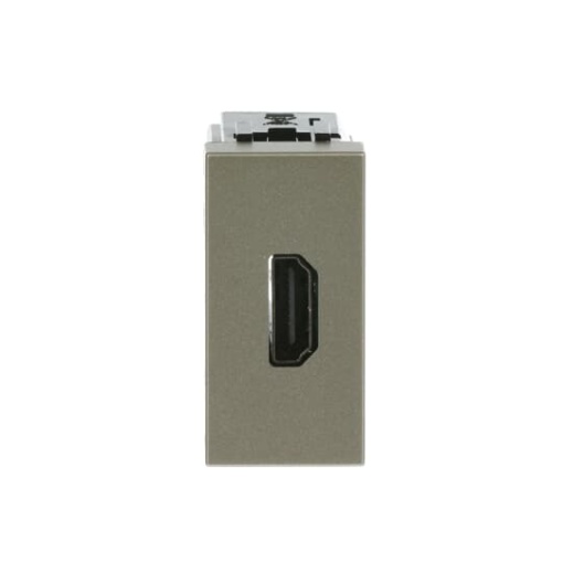 HDMI outlet HDMI 1 gang Champagne - Zenit