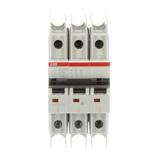 Miniature Circuit Breaker - SU200M - 3P - 4 A - C - 400 V AC 11.2 kA
