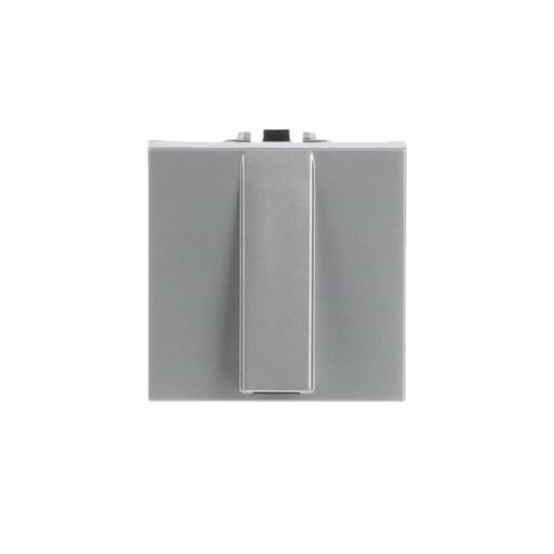 Insertcover Cable outlet 1 gang Silver - Zenit