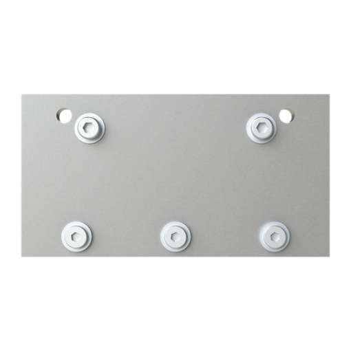 Copper busbar connection set, 95 mm x 180 mm x 19 mm