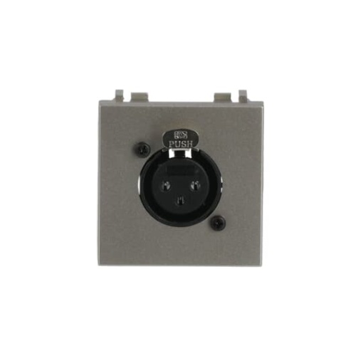XLR outlet XLR 1 gang Champagne - Zenit