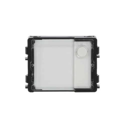 Round pushbutton module, 1, white