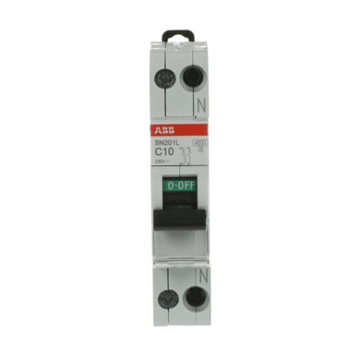 Miniature circuit breaker - SN201L - 1PN - 10 A - C - 230 V 4.5 kA