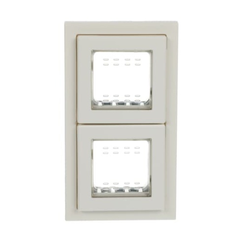 Frame IP55 2-gang White - Zenit