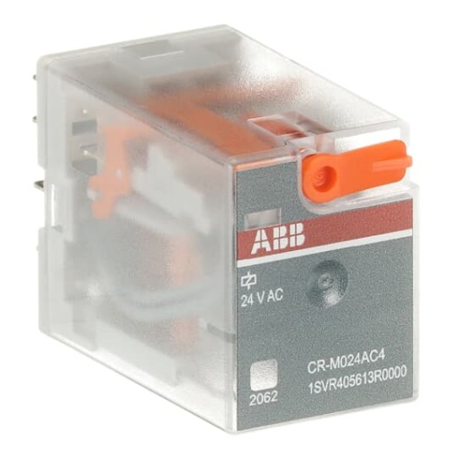 CR-M024AC4 Pluggable interface relay 4co, A1-A224VAC, 250V6A