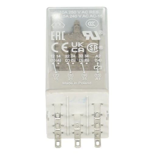 CR-M024DC3 Pluggable interface relay 3co, A1-A224VDC, 250V10A