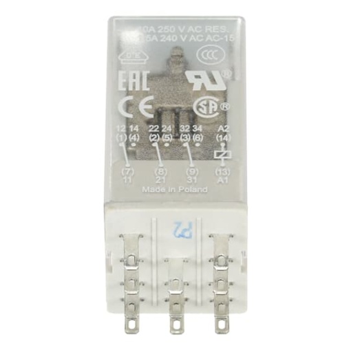 CR-M110AC3 Pluggable interface relay 3co, A1-A2110VAC, 250V10A