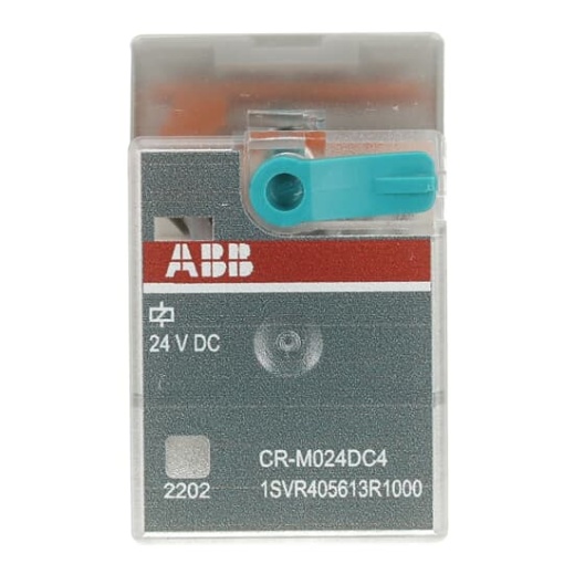 CR-M024DC4 Pluggable interface relay 4co, A1-A224VDC, 250V6A