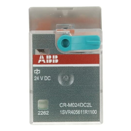 CR-M024DC2L Pluggable interface relay 2co, A1-A224VDC, 250V12A, LED