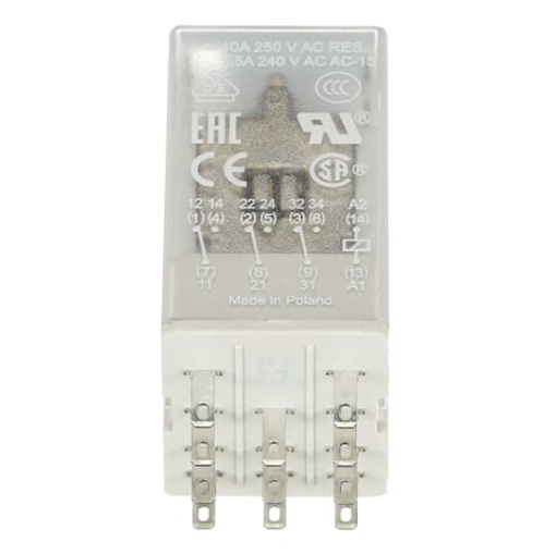 CR-M024AC3 Pluggable interface relay 3co, A1-A224VAC, 250V10A