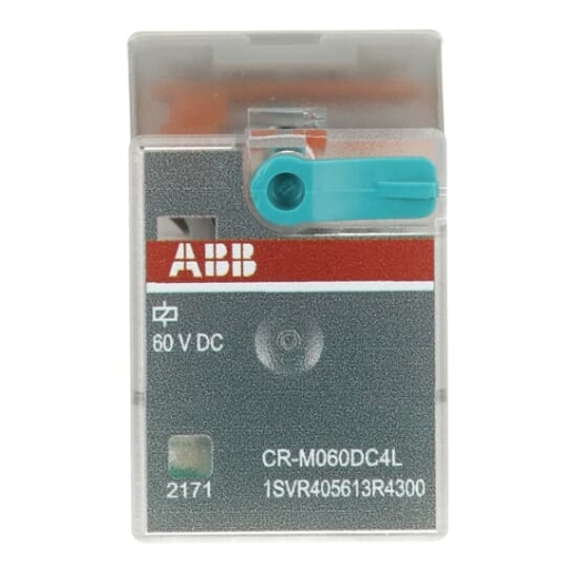 CR-M060DC4L Pluggable interface relay 4co, A1-A260VDC, 250V6A, LED