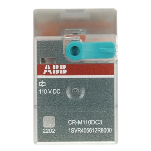 CR-M110DC3 Pluggable interface relay 3co, A1-A2110VDC, 250V10A