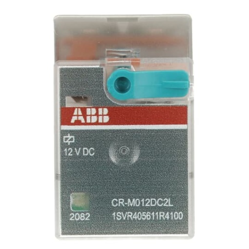 CR-M012DC2L Pluggable interface relay 2co, A1-A212VDC, 250V12A, LED