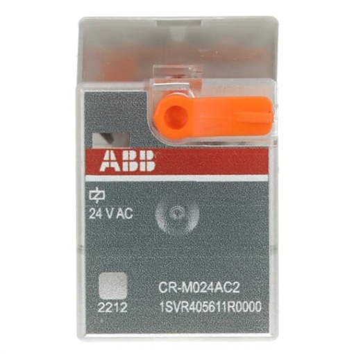 CR-M024AC2 Pluggable interface relay 2co, A1-A224VAC, 250V12A