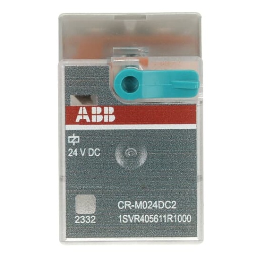 CR-M024DC2 Pluggable interface relay 2co, A1-A224VDC, 250V12A