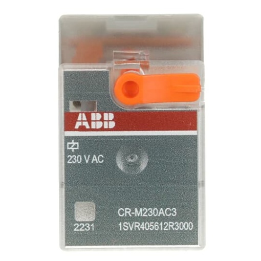 CR-M230AC3 Pluggable interface relay 3co, A1-A2230VAC, 250V10A