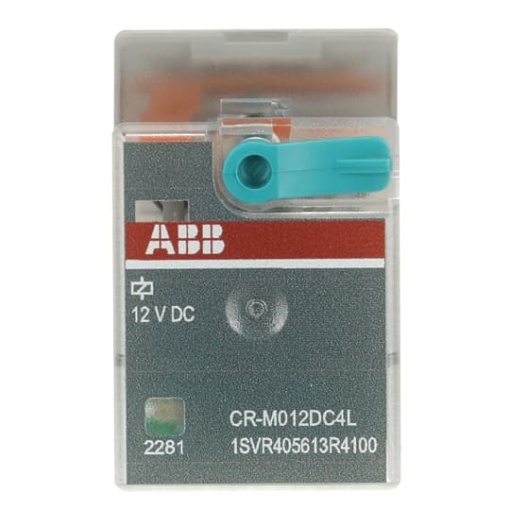 CR-M012DC4L Pluggable interface relay 4co, A1-A212VDC, 250V6A, LED
