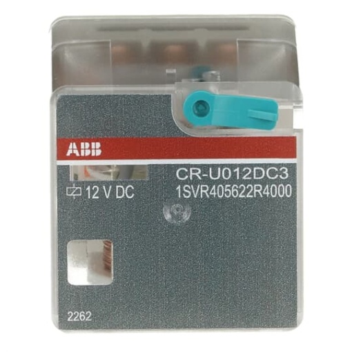 CR-U012DC3 Pluggable interface relay 3co, A1-A212VDC, 250V10A