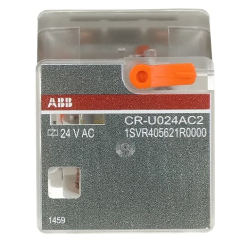 CR-U024AC2 Pluggable interface relay 2co, A1-A224VAC, 250V10A