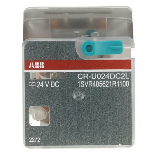 CR-U024DC2L Pluggable interface relay 2co, A1-A224VDC, 250V10A, LED
