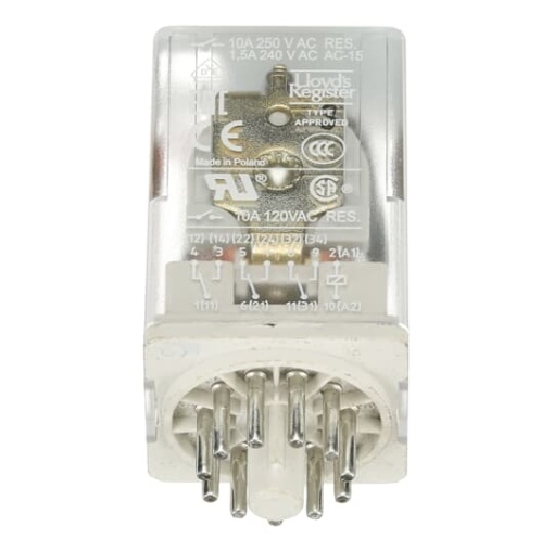 CR-U110DC3 Pluggable interface relay 3co, A1-A2110VDC, 250V10A