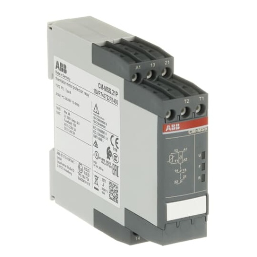CM-MSS.21P Therm. motor protec. relay 1no1nc, 24-240VACDC
