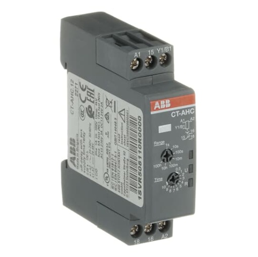 CT-AHC.12 Time relay, OFF-delay 1co, 24-48VDC24-240VAC