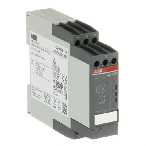 CM-MSS.11S Therm. motor protec. relay 1no1nc, 24-240VACDC