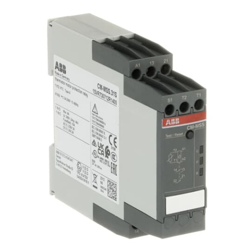 CM-MSS.31S Therm. motor protec. relay 1no1nc, 24-240VACDC