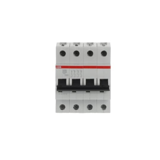 Miniature Circuit Breaker - S200 - 4P - 50 A - D - AC 6 kA