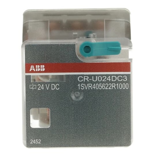 CR-U024DC3 Pluggable interface relay 3co, A1-A224VDC, 250V10A