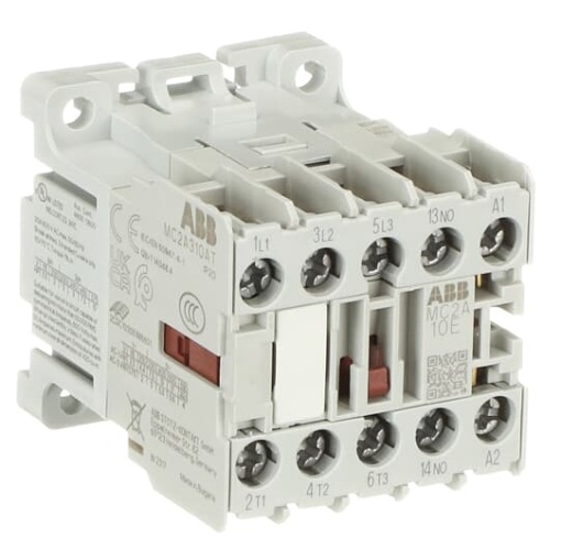 MC2A310AT6 Mini Contactor 220 ... 230 V AC - 3 NO - 0 NC - Screw Terminals